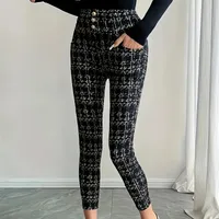 Women's Casual Daily Casual Sexy Fashion Lattice Full Length Skinny Pants main image 5