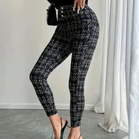 Women's Casual Daily Casual Sexy Fashion Lattice Full Length Skinny Pants main image 3