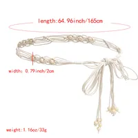 Ethnic Style Bohemian Pastoral Geometry Polyester Women's Chain Belts main image 2