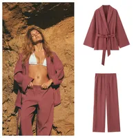 Holiday Travel Daily Women's Elegant Simple Style Streetwear Solid Color Polyester Pant Co-ord Set Shorts Sets main image 1