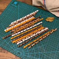 Qingmufan Hand-painted Animal Pattern Log Pencil Round Bulk HB Student Children Calligraphy Pencil main image 1