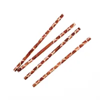 Qingmufan Hand-painted Animal Pattern Log Pencil Round Bulk HB Student Children Calligraphy Pencil main image 5