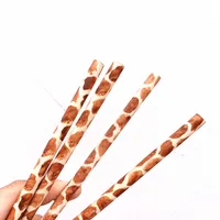 Qingmufan Hand-painted Animal Pattern Log Pencil Round Bulk HB Student Children Calligraphy Pencil sku image 4