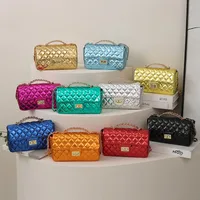 Women's Pu Leather Solid Color Lingge Streetwear Square Flip Cover Lock Clasp Shoulder Bag main image 1