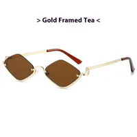 Simple Style Classic Style Solid Color Ac Polygon Full Frame Glasses sku image 3