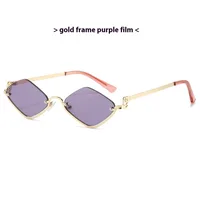 Simple Style Classic Style Solid Color Ac Polygon Full Frame Glasses sku image 4