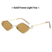 Simple Style Classic Style Solid Color Ac Polygon Full Frame Glasses sku image 5