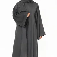 Women's Simple Patch Abaya main image 3