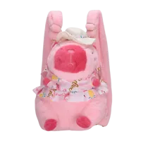 Cartoon Capybara Casual Holiday Women's Backpack sku image 1