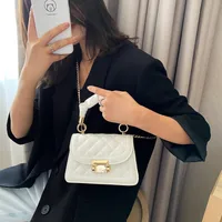 Popular All-Matching Ins Women's Bag 2022 Popular New Trendy Fashion Chain Crossbody Internet Celebrity Hand-Carrying Small Square Bag main image 5