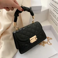 Popular All-Matching Ins Women's Bag 2022 Popular New Trendy Fashion Chain Crossbody Internet Celebrity Hand-Carrying Small Square Bag sku image 3