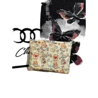 New Ins Cream Cosmetic Bag Large Capacity Portable Small Items Buggy Bag Travel Earphone Bag Coin Purse main image 5