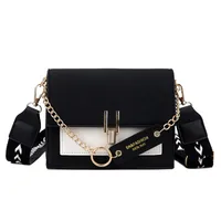 Wholesale Autumn And Winter Internet Celebrity Ins Bag For Women  New New Style Single Shoulder Crossbody Fashion Frosted Contrast Color Small Square Bag main image 5