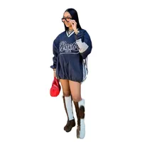 Women's Hoodie Long Sleeve Hoodies & Sweatshirts Casual Vocabulary Words/Name Number main image 5