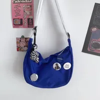 2023 New New Fashion Brand Shoulder Bag Fashion New Style Ins Women's Bag Klein Blue All-Match Casual Messenger Bag sku image 2