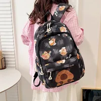Cartoon Capybara Casual Holiday School Backpack Women's Backpack main image 4