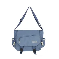 Ins Style Large Capacity Shoulder Bag Men's New Harajuku Retro Workwear Messenger Bag Girl Students' Crossbody Bag main image 5