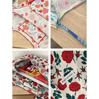 Yayu/Hyun-a Small Floral Canvas Shoulder Bag Women's Large Capacity New Ins Tote Bag Casual Bag main image 4