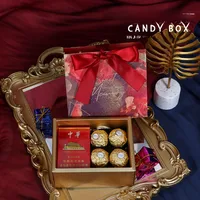 Wedding Candy Box High-end Portable Wedding Candy Box Ins Style Wedding Candy Box Empty Candy Bag main image 3
