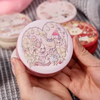 New Original Candy Box Three-dimensional Pattern Drum-shaped Jar Baby 100-day Candy Gift Box Fruit Tea Packaging Iron Box sku image 4