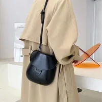 2025 Autumn And Winter New Ins Niche  Vintage Saddle Bag Shoulder Messenger Bag All-Match Mobile Phone Bag Women main image 1