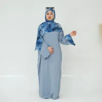 Women's Adults Solid Color Thread Abaya main image 5