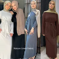 Women's Adults Solid Color Straps Abaya main image 2