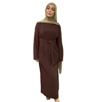 Women's Adults Solid Color Straps Abaya main image 4