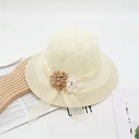 Women's Vacation Simple Style Solid Color Big Eaves Straw Hat sku image 56