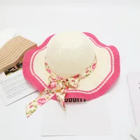 Women's Vacation Simple Style Solid Color Big Eaves Straw Hat sku image 55