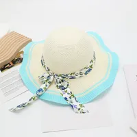 Women's Vacation Simple Style Solid Color Big Eaves Straw Hat sku image 104