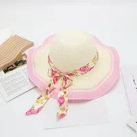 Women's Vacation Simple Style Solid Color Big Eaves Straw Hat sku image 103