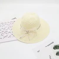 Women's Vacation Simple Style Solid Color Big Eaves Straw Hat sku image 105