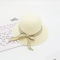 Women's Vacation Simple Style Solid Color Big Eaves Straw Hat sku image 111