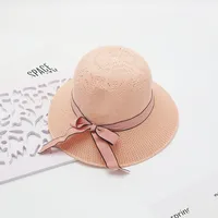 Women's Vacation Simple Style Solid Color Big Eaves Straw Hat sku image 58
