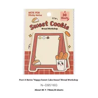 1 Piece Vocabulary Words/Name Toast Class Learning School Paper Cute Sticky Note sku image 4