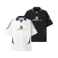 Men's T-shirt Pullovers Short Sleeve Men's Polo Shirts American Retro Letter main image 5