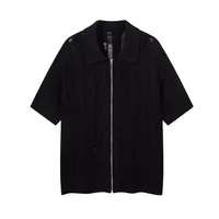 Adults Men's  Short Sleeve Men's Polo Shirts American Retro Solid Color main image 2