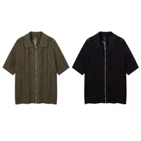 Adults Men's  Short Sleeve Men's Polo Shirts American Retro Solid Color main image 4