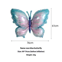 Cute Butterfly Aluminum Film Outdoor Decoration sku image 1