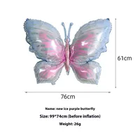 Cute Butterfly Aluminum Film Outdoor Decoration sku image 5