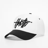 Unisex Casual Simple Style Streetwear Vocabulary Words/Name Color Block Embroidery Curved Eaves Baseball Cap sku image 1