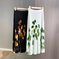 Casual Street Women's Adults Temperament Commuter Commute Style Plant Flowers Polyester Chiffon Leisure Suit Skirt Sets main image 4