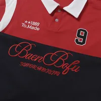 Adults Men's  Short Sleeve Men's Polo Shirts American Retro Contrast Collar main image 4