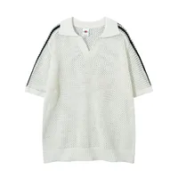 Adults Men's Short Sleeve Men's Polo Shirts American Retro Stripe main image 2