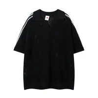 Adults Men's Short Sleeve Men's Polo Shirts American Retro Stripe main image 3