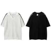 Adults Men's Short Sleeve Men's Polo Shirts American Retro Stripe main image 1