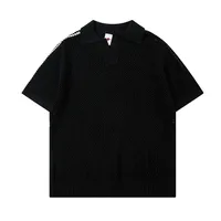 Adults Men's Short Sleeve Men's Polo Shirts American Retro Stripe main image 5