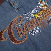 Adults Men's  Long Sleeve Men's Polo Shirts American Retro Cartoon main image 3