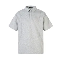 Adults Men's  Short Sleeve Men's Polo Shirts American Retro Solid Color main image 3